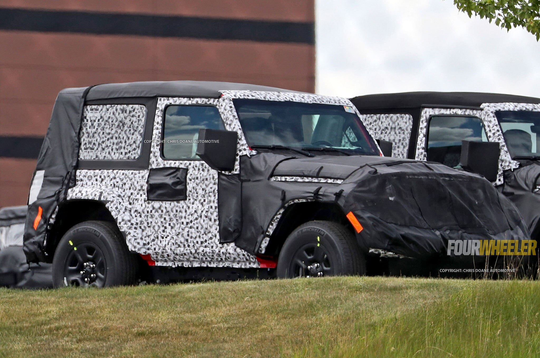 Spied 2018 Jeep Wrangler Jl Two Door With Limited Camo