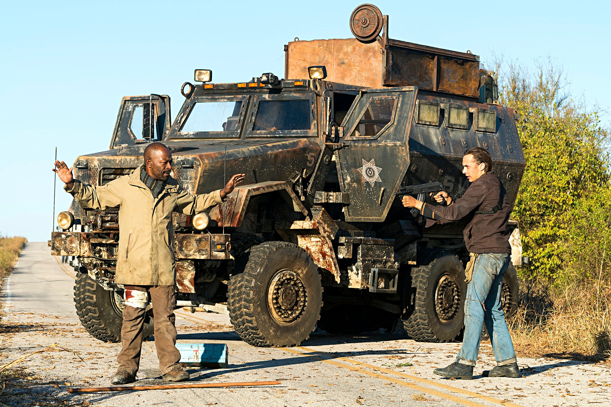 Ultimate Zombie Apocalypse Rig? MRAP From Fear The Walking Dead