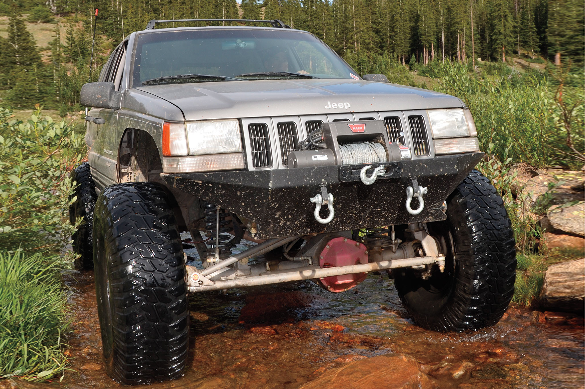 1998 Jeep Grand Cherokee Front Bumper - Top Jeep