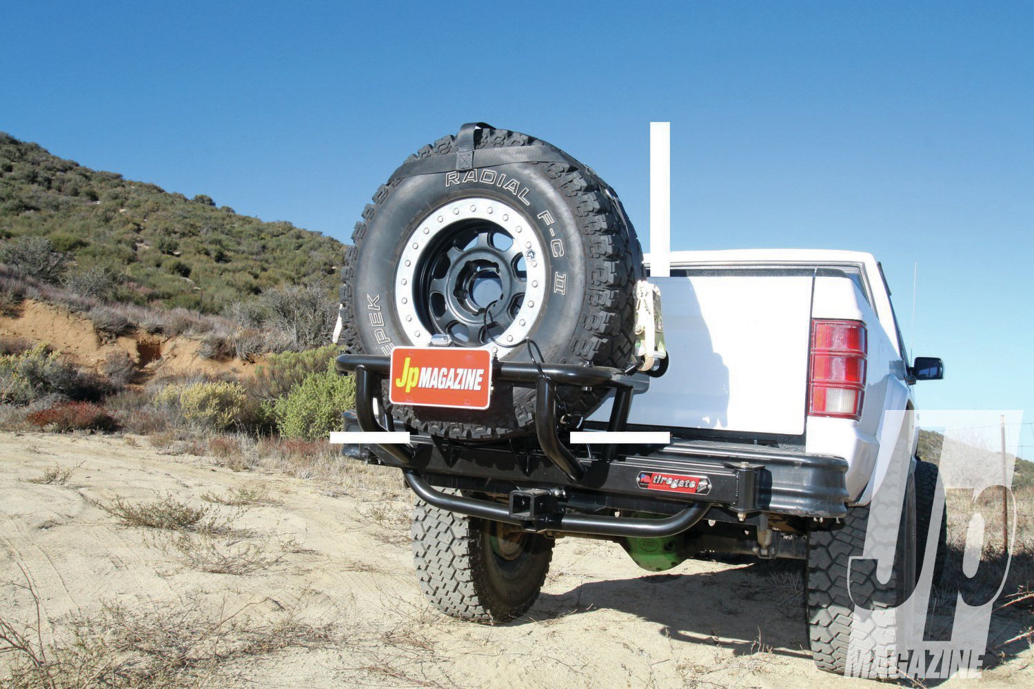 Universal HitchMounted Tire Carrier