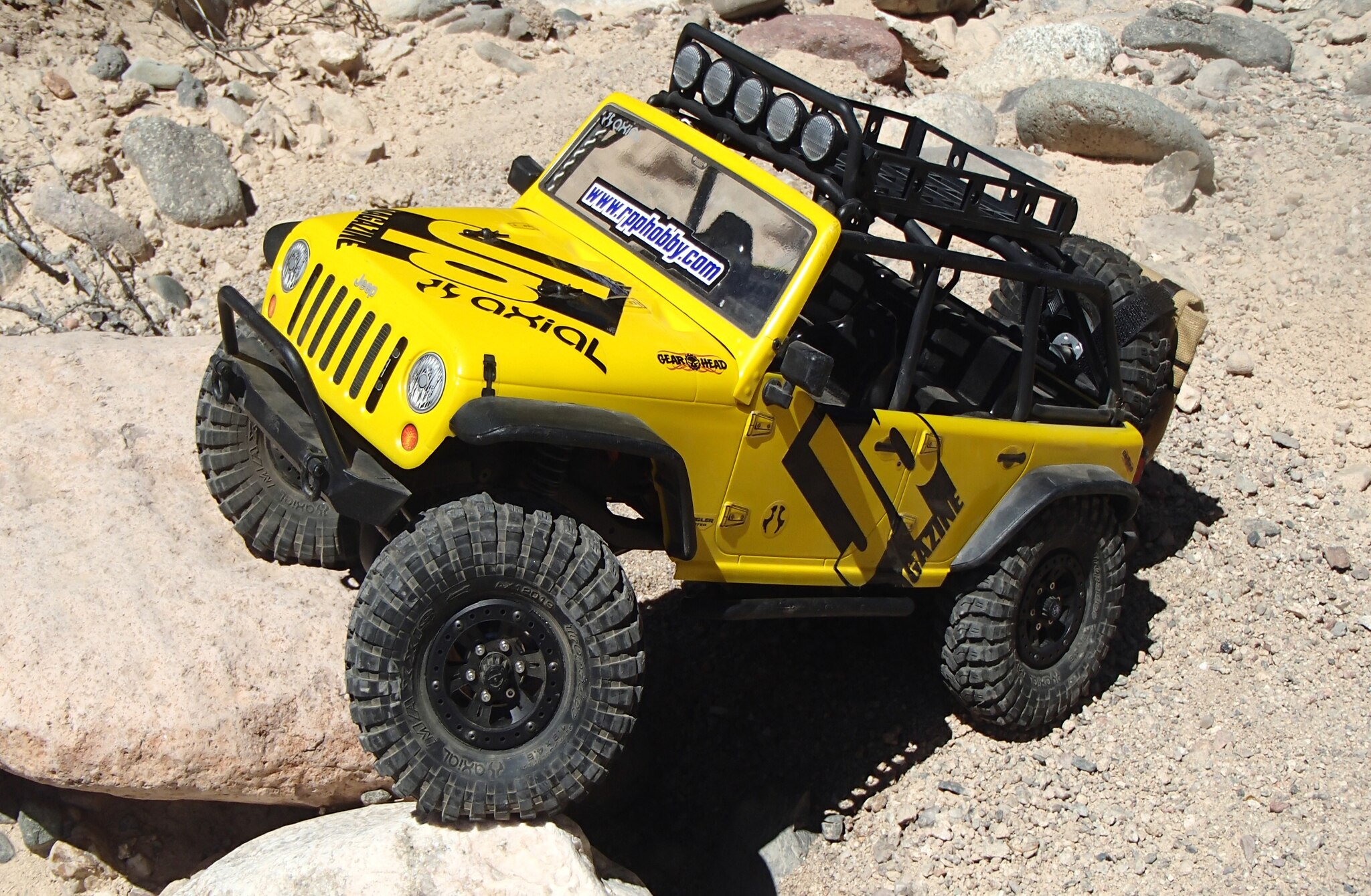 blue rc jeep