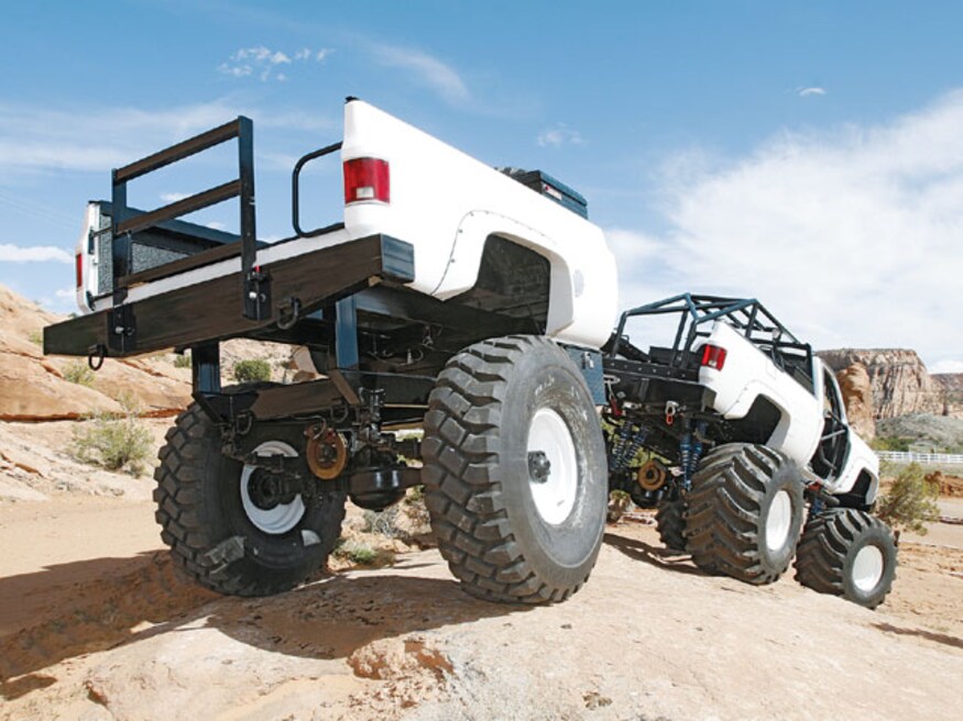 Off road truck trailer 