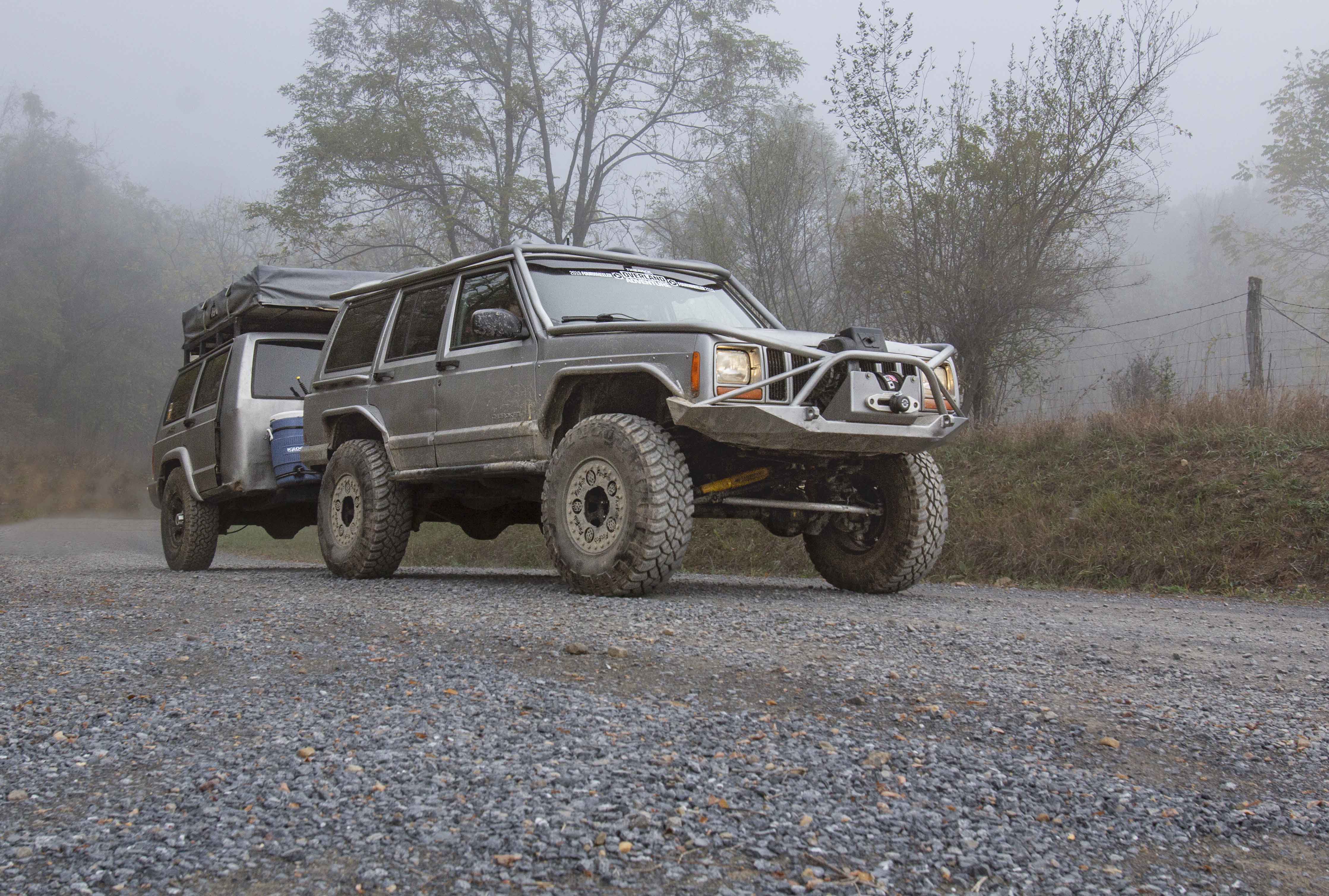 Objective Based Four Wheeling In A 01 Jeep Cherokee Xj With A Homebuilt Trailer