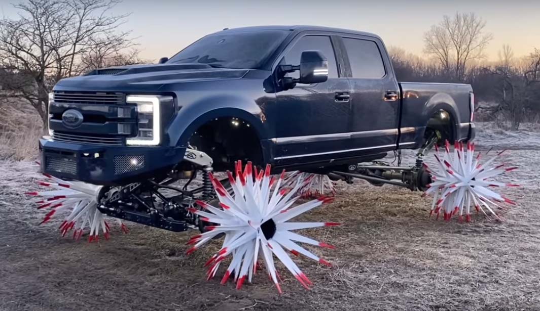 lifted power wheels truck