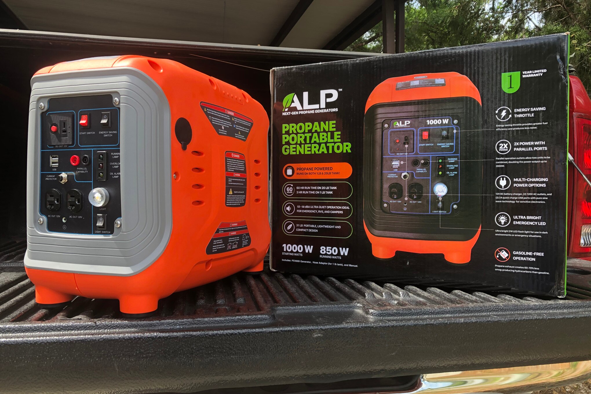 Product Test ALP OverlandReady, PropaneFired Generator FOUR