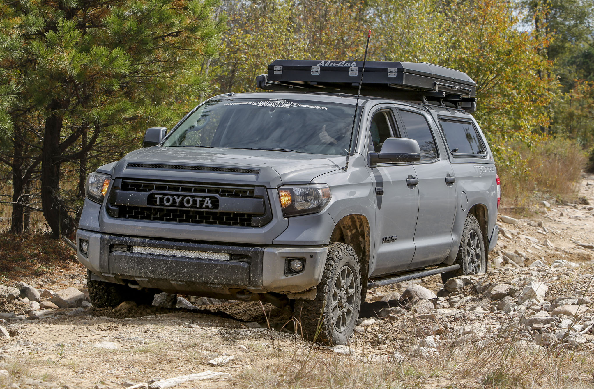 Overland 2017 Toyota Tundra TRD Pro 4x4 built for offroad backcountry