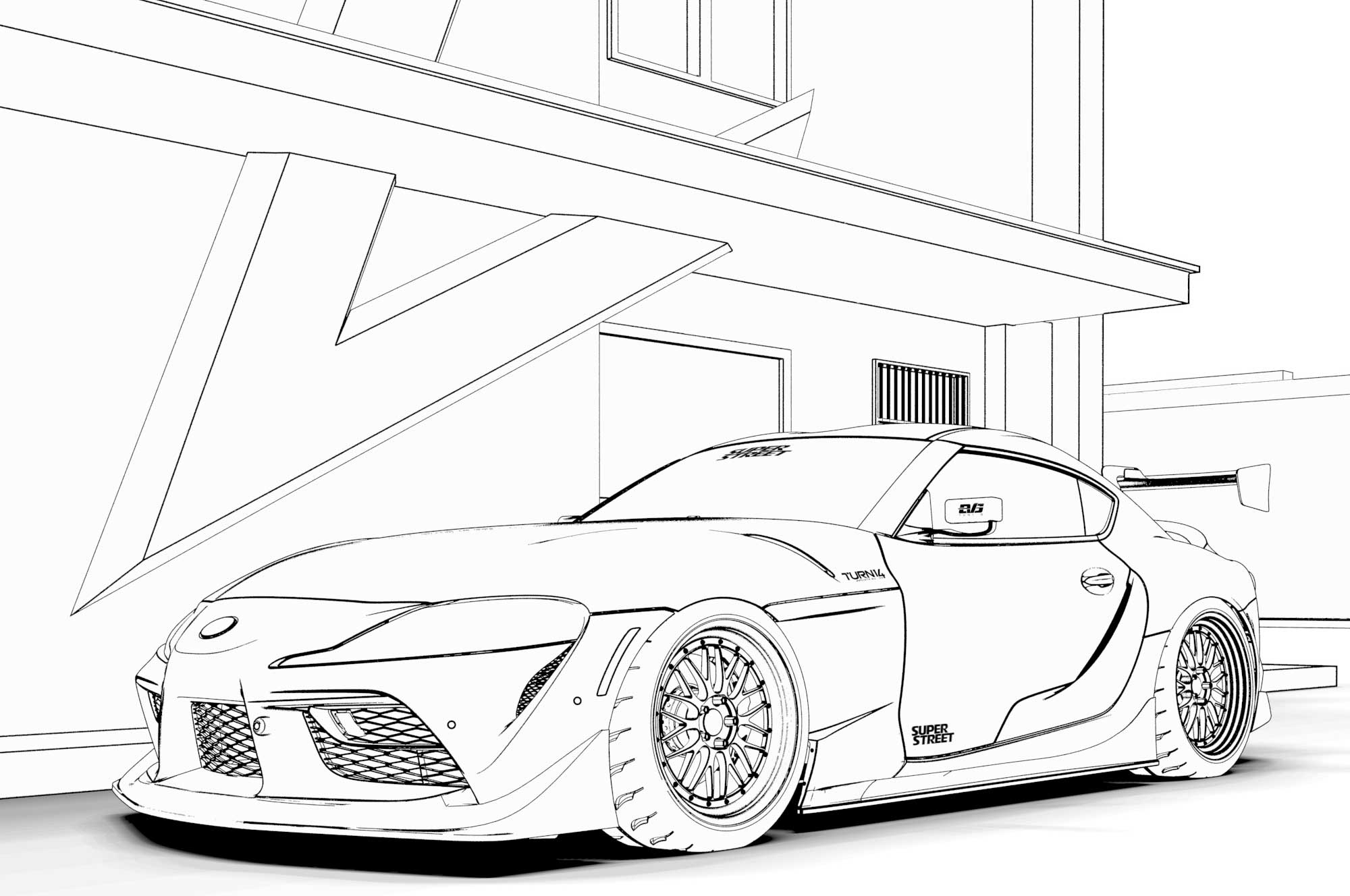 free-car-coloring-pages